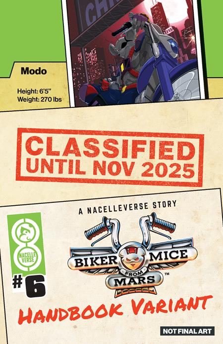 BIKER MICE FROM MARS (2025) #6 CVR A EDU SOUZA ISBN: 64985600844200611 - Release Date: 11/26/25