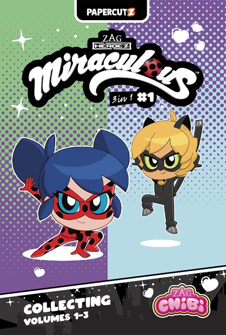 MIRACULOUS LADYBUG CHIBI 3 IN 1 TP VOL 01 ISBN: 9781545820360 - Release Date: 11/19/25