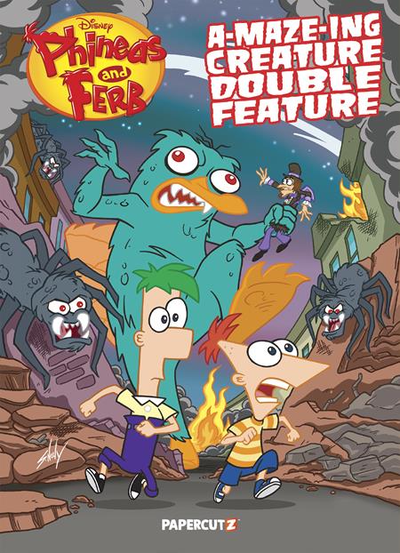 PHINEAS AND FERB A MAZE ING CREATURE DOUBLE FEATURE TP ISBN: 9781545811948 - Release Date: 11/26/25