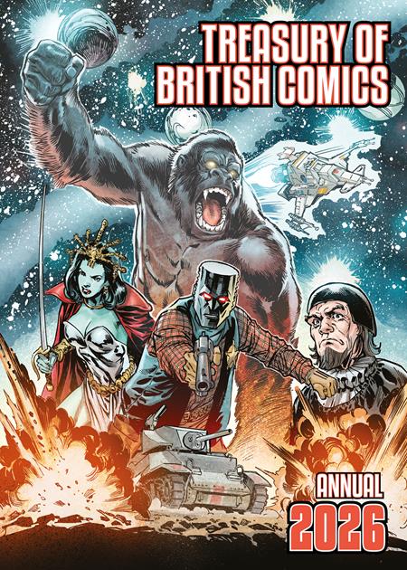 TREASURY OF BRITISH COMICS ANNUAL 2026 HC Limited to 250 copies Allocations May Occur ISBN: 978183786721953599 - Release Date: 12/10/25