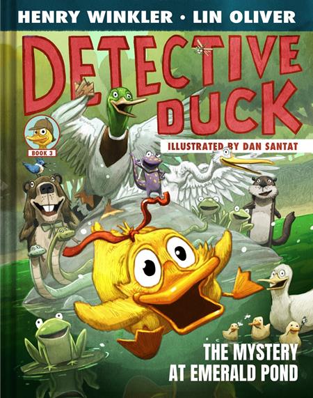 DETECTIVE DUCK ILLUSTRATED NOVEL HC VOL 03 THE MYSTERY AT EMERALD POND ISBN: 978141978048651499 - FOC DATE: 9/27/26  - Release Date: 11/4/26