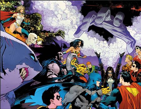 JUSTICE LEAGUE UNLIMITED #25 CVR A DAN MORA WRAPAROUND ISBN: 76194138573002511 - FOC DATE: 11/1/26  - Release Date: 11/25/26