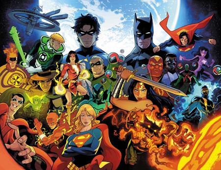 JUSTICE LEAGUE UNLIMITED #25 CVR I RAFAEL PEREZ WRAPAROUND CARD STOCK VAR ISBN: 76194138573002522 - FOC DATE: 11/1/26  - Release Date: 11/25/26