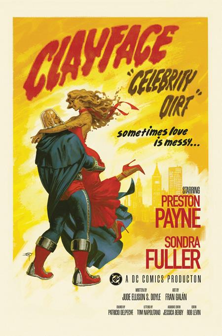 CLAYFACE CELEBRITY DIRT #5 (OF 6) CVR C DAVID TALASKI CARD STOCK VAR ISBN: 76194139679800531 - FOC DATE: 10/18/26  - Release Date: 11/11/26