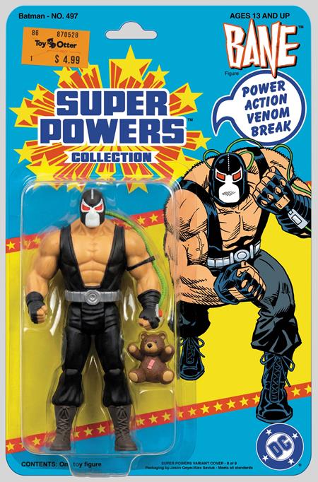 BATMAN #497 FACSIMILE EDITION CVR D JASON GEYER & ALEX SAVIUK BANE SUPER POWERS CARD STOCK VAR ISBN: 76194139489300141 - FOC DATE: 10/11/26  - Release Date: 11/4/26