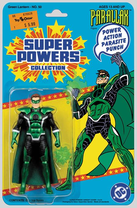 GREEN LANTERN #50 FACSIMILE EDITION CVR B JASON GEYER & ALEX SAVIUK PARALLAX SUPER POWERS CARD STOCK VAR ISBN: 76194139506700121 - FOC DATE: 11/1/26  - Release Date: 11/25/26