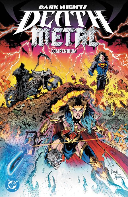 DARK KNIGHTS DEATH METAL COMPENDIUM TP ISBN: 978179951764156499 - FOC DATE: 10/25/26  - Release Date: 1/5/27