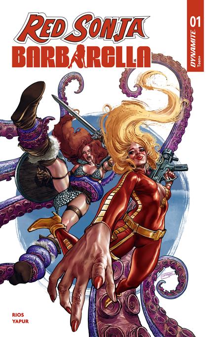 RED SONJA BARBARELLA #1 CVR C DIEGO YAPUR VAR ISBN: 72513036857701031 - FOC DATE: 10/11/26  - Release Date: 11/4/26