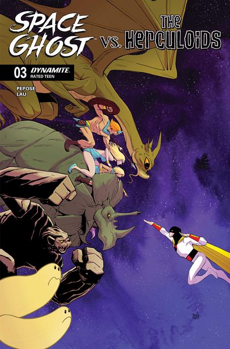 SPACE GHOST VS THE HERCULOIDS #3 CVR B DREW MOSS VAR ISBN: 72513036737203021 - FOC DATE: 10/25/26  - Release Date: 11/18/26