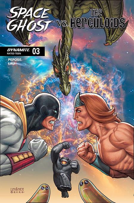 SPACE GHOST VS THE HERCULOIDS #3 CVR C JOSEPH MICHAEL LINSNER VAR ISBN: 72513036737203031 - FOC DATE: 10/25/26  - Release Date: 11/18/26