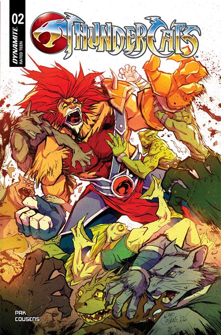 THUNDERCATS (2026) #2 CVR B DAVID COUSENS VAR ISBN: 72513036767902021 - FOC DATE: 10/11/26  - Release Date: 11/4/26
