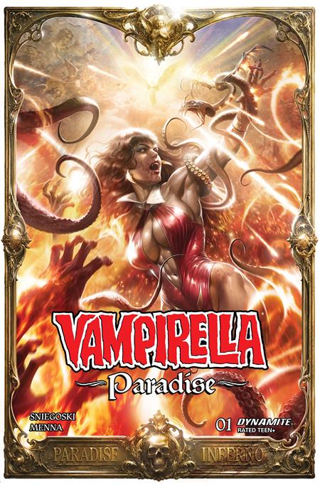 VAMPIRELLA PARADISE #1 CVR A FRANCESCO MATTINA VAR ISBN: 72513036909301011 - FOC DATE: 10/25/26  - Release Date: 11/18/26
