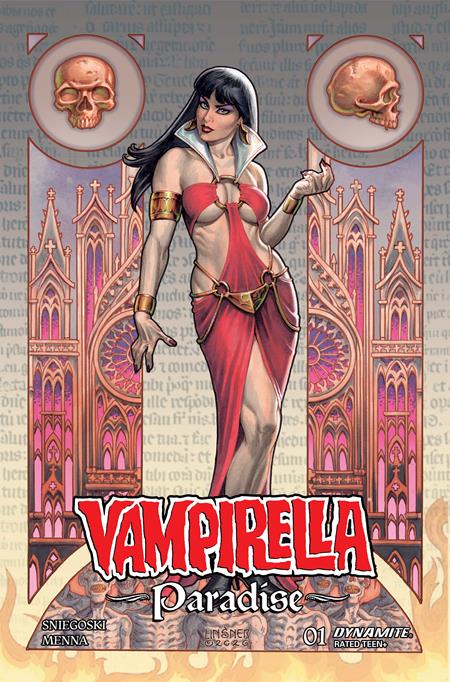 VAMPIRELLA PARADISE #1 CVR B JOSEPH MICHAEL LINSNER VAR ISBN: 72513036909301021 - FOC DATE: 10/25/26  - Release Date: 11/18/26
