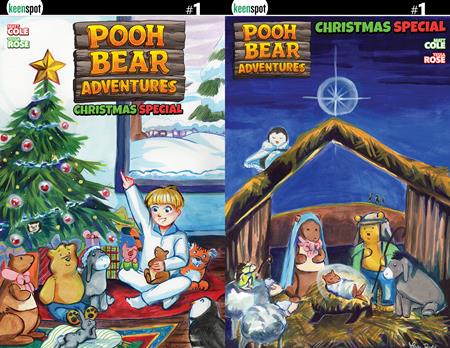 POOH BEAR ADVENTURES CHRISTMAS SPECIAL #1 (ONE SHOT) CVR D TESSA ROSE HOLOFOIL FLIP VAR ISBN: 60283502353900141 - FOC DATE: 9/27/26  - Release Date: 11/18/26