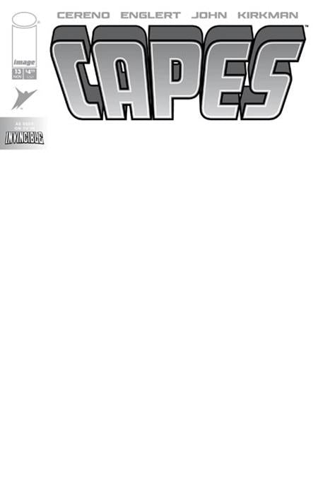 INVINCIBLE UNIVERSE CAPES #13 CVR F BLANK SKETCH VAR ISBN: 70985304498701361 - FOC DATE: 11/1/26  - Release Date: 11/25/26