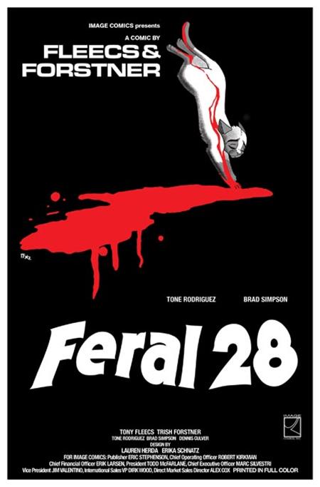 FERAL #28 CVR B TONY FLEECS & TRISH FORSTNER SUSPIRIA HOMAGE VAR ISBN: 70985303949502821 - FOC DATE: 11/1/26  - Release Date: 11/25/26
