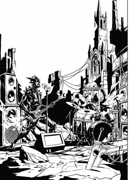 FIREBORN #6 CVR F EMMANUEL GERVASONI CARDSTOCK CONCERT B&W VAR ISBN: 70985304615800661 - FOC DATE: 11/1/26  - Release Date: 11/25/26