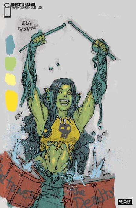 HORNSBY & HALO #17 CVR C FRANCIS MANAPUL DESIGN SKETCH VAR ISBN: 70985304166501731 - FOC DATE: 10/25/26  - Release Date: 11/18/26
