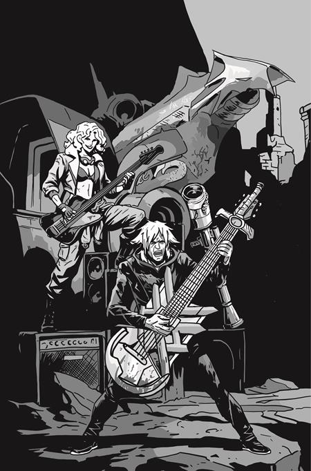 LOST FANTASY #14 CVR D EMMANUEL GERVASONI CARDSTOCK CONCERT B&W VAR ISBN: 70985304284601441 - FOC DATE: 11/1/26  - Release Date: 11/25/26