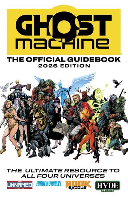 GHOST MACHINE GUIDEBOOK TP ISBN: 978153433366651799 - FOC DATE: 10/4/26  - Release Date: 11/11/26