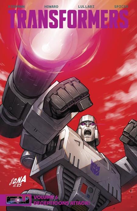 TRANSFORMERS TP VOL 06 DAVID NAKAYAMA CVR ISBN: 978153433263851699 - FOC DATE: 10/4/26  - Release Date: 11/11/26