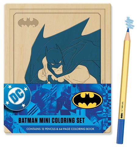BATMAN MINI COLORING SET ISBN: 979833740180551699 - FOC DATE: 9/27/26  - Release Date: 11/4/26