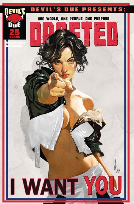 DEVILS DUE PRESENTS DRAFTED #1 (ONE SHOT) CVR B JOEL H HERRERA VAR ISBN: 68267062729100121 - FOC DATE: 10/4/26  - Release Date: 11/18/26