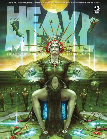 HEAVY METAL MAGAZINE HC #3 (MR) ISBN: 978194778452954000 - FOC DATE: 10/4/26  - Release Date: 11/11/26