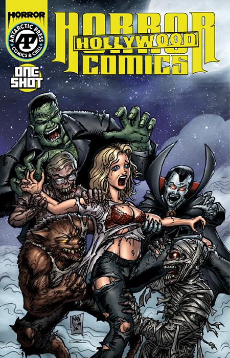 HORROR COMICS HOLLYWOOD (ONE SHOT) CVR B GABRIEL MANGUM VAR ISBN: 61072108073300121 - FOC DATE: 10/18/26  - Release Date: 11/18/26