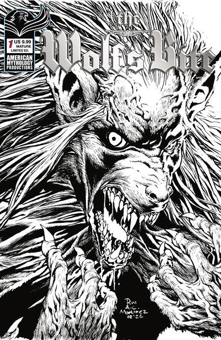WOLFS BITE #1 (ONE SHOT) CVR C ROY ALLAN MARTINEZ B&W LIMITED EDITION VAR (MR) ISBN: 78200334613100131 - FOC DATE: 10/18/26  - Release Date: 11/25/26