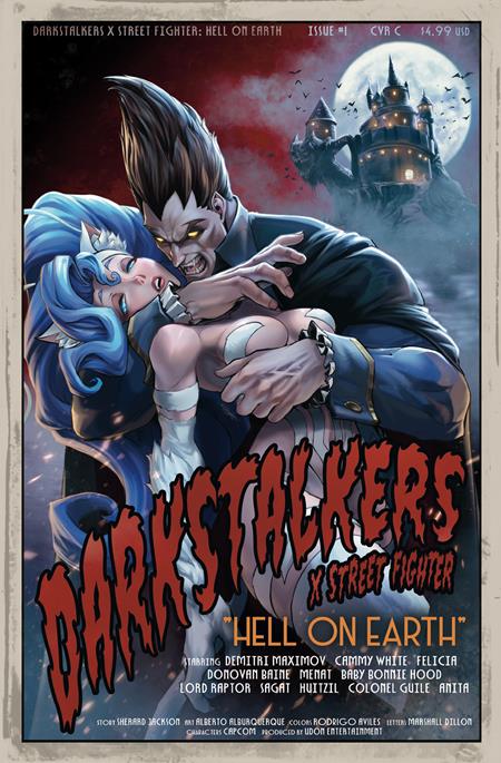 DARKSTALKERS X STREET FIGHTER HELL ON EARTH #1 (ONE SHOT) CVR C DRAX GAL VAR ISBN: 85534800173400131 - FOC DATE: 9/27/26  - Release Date: 11/4/26