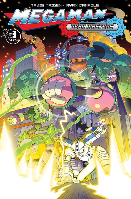 MEGA MAN GEAR MASTERS #3 (OF 5) CVR A RYAN JAMPOLE ISBN: 85534800171000311 - FOC DATE: 10/18/26  - Release Date: 11/25/26