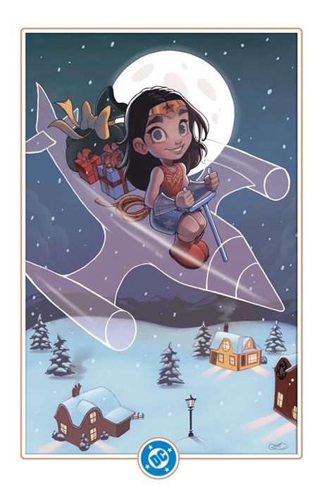 WONDER WOMAN #16 CVR D CHRISSIE ZULLO DC WINTER WONDERLAND CARD STOCK VAR  - Release Date:  12/18/24