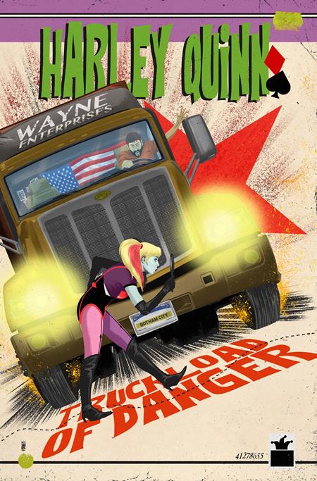 HARLEY QUINN #46 CVR C JORGE FORNES CARD STOCK VAR  - Release Date:  12/25/24