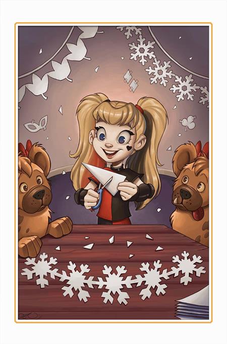 HARLEY QUINN #46 CVR D CHRISSIE ZULLO DC WINTER WONDERLAND CARD STOCK VAR  - Release Date:  12/25/24