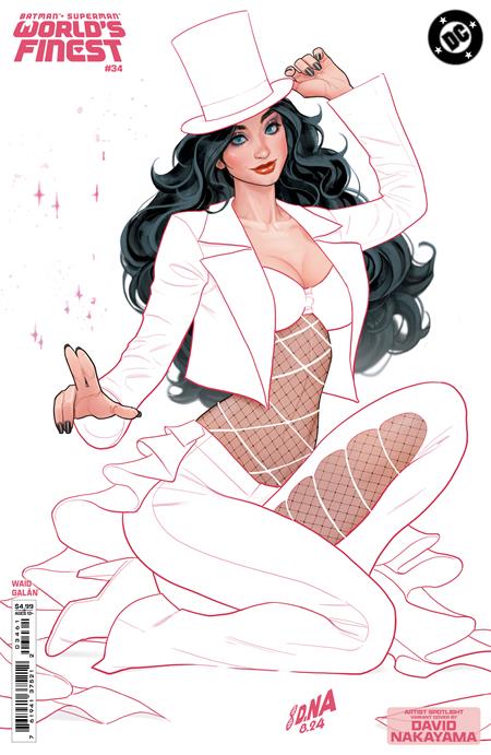 BATMAN SUPERMAN WORLDS FINEST #34 CVR D DAVID NAKAYAMA ARTIST SPOTLIGHT CARD STOCK VAR  - Release Date:  12/18/24