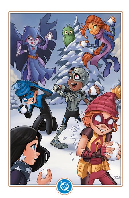 TITANS #18 CVR D CHRISSIE ZULLO DC WINTER WONDERLAND CARD STOCK VAR  - Release Date:  12/18/24