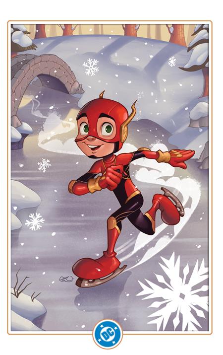 FLASH #16 CVR D CHRISSIE ZULLO DC WINTER WONDERLAND CARD STOCK VAR  - Release Date:  12/25/24