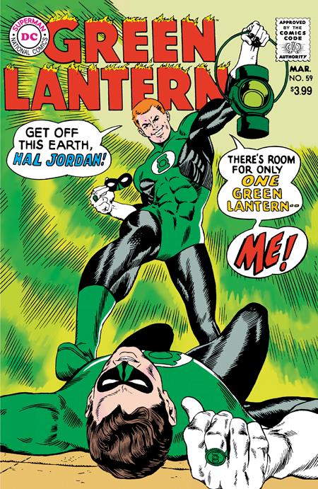 GREEN LANTERN #59 FACSIMILE EDITION CVR A GIL KANE & MURPHY ANDERSON  - Release Date:  12/11/24