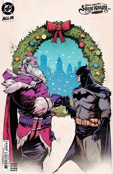 1:25 BATMAN SANTA CLAUS SILENT KNIGHT RETURNS #2 (OF 5) CVR C INC 1:25 SANFORD GREENE CARD STOCK VAR  - Release Date:  12/4/24