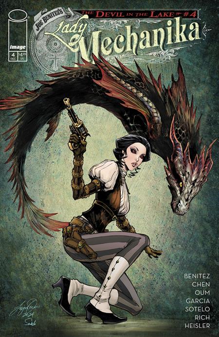 LADY MECHANIKA THE DEVIL IN THE LAKE #4 (OF 4) CVR B SIYA OUM VAR  - Release Date:  12/11/24