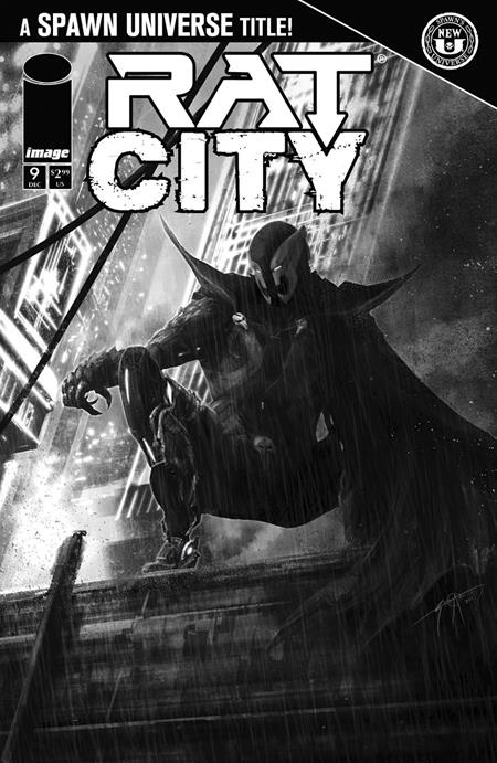 SPAWN RAT CITY #9 CVR C SETH ADAMS B&W VAR  - Release Date:  12/26/24