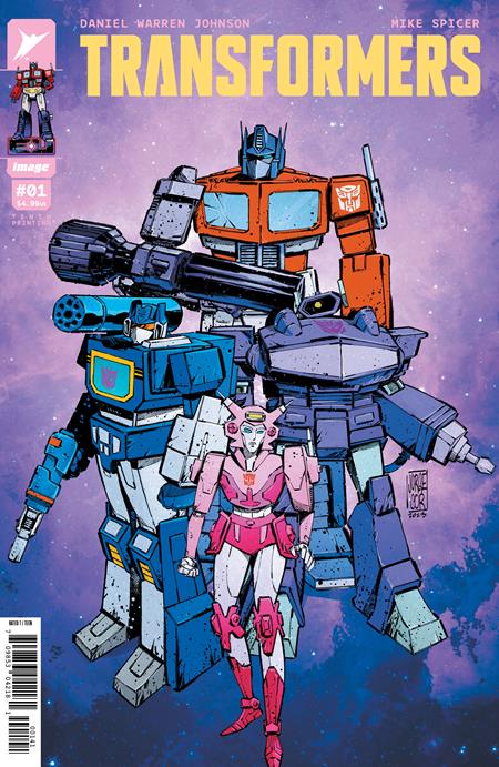 TRANSFORMERS #1 Tenth Printing Cvr D Jorge Corona & Mike Spicer Var  - Release Date:  12/18/24