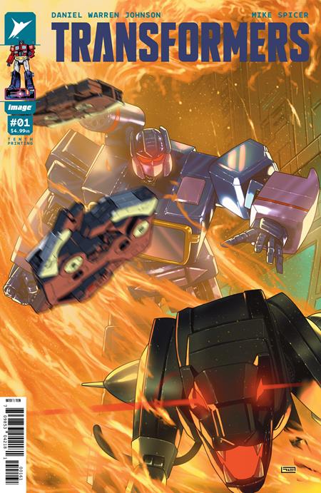 TRANSFORMERS #1 Tenth Printing Cvr F Taurin Clarke Var  - Release Date:  12/18/24