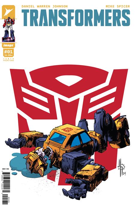 TRANSFORMERS #1 Tenth Printing Cvr H Jason Howard Var  - Release Date:  12/18/24