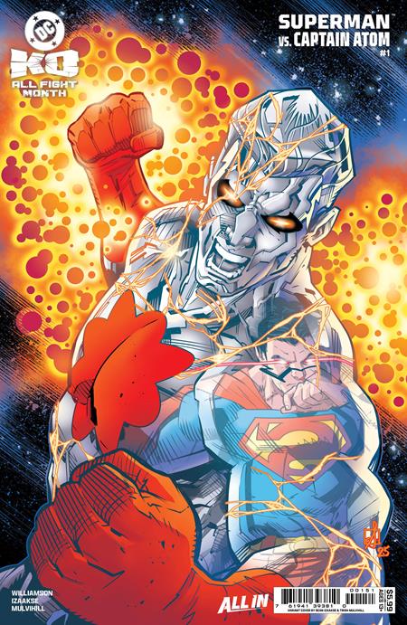 DC K.O. SUPERMAN VS CAPTAIN ATOM #1 (ONE SHOT) CVR E SEAN IZAAKSE CARD STOCK VAR ISBN: 76194139381000151 - Release Date: 12/3/25