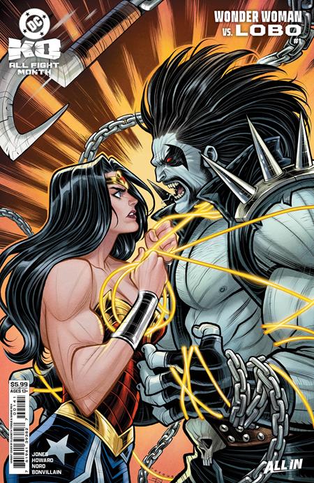 DC K.O. WONDER WOMAN VS LOBO #1 (ONE SHOT) CVR D ELIZABETH TORQUE CARD STOCK VAR ISBN: 76194139382700141 - Release Date: 12/10/25