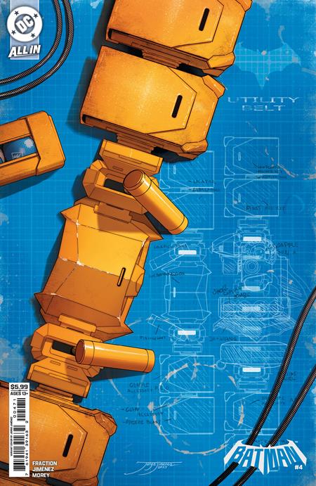 BATMAN #4 CVR E JORGE JIMENEZ BAT-GADGET CARD STOCK VAR ISBN: 76194139163200471 - Release Date: 12/3/25