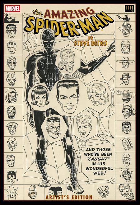 AMAZING SPIDER MAN BY STEVE DITKO ARTISTS EDITION HC DIRECT MARKET EXCLUSIVE WEB CVR ISBN: 978153433516519500 - Release Date: 5/6/26