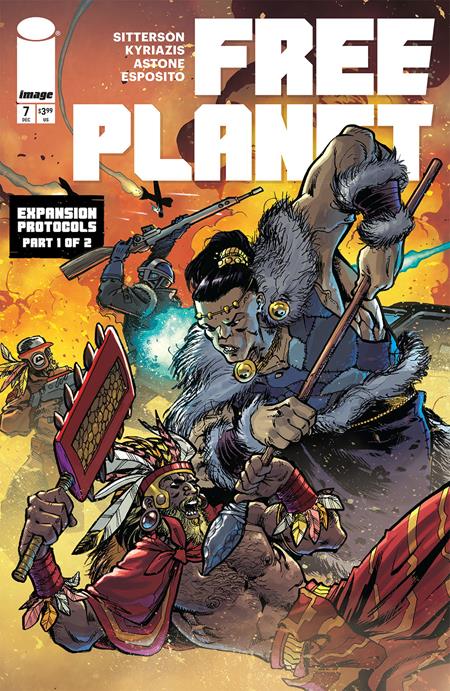 FREE PLANET #7 CVR B ILIAS KYRIAZIS & VITTORIO ASTONE VAR ISBN: 70985304314000721 - Release Date: 12/10/25
